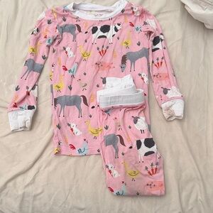 Little Sleepies Farm Animal Pajama Set